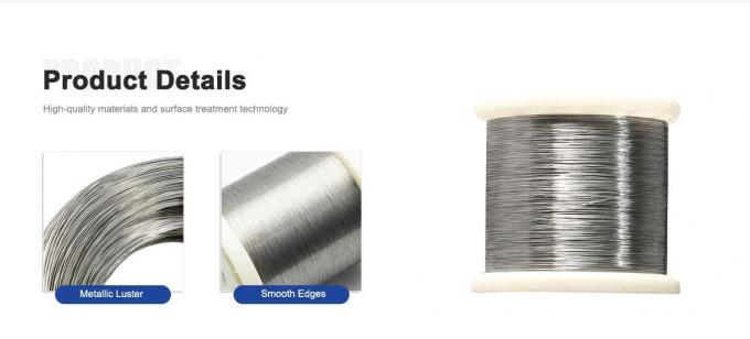 ASTM B344 NiCr 80/20 Nichrome Resistance Wire with 1200°C Maximum Operating Temperature and 1400°C Melting Point for Industrial Heating Elements 1