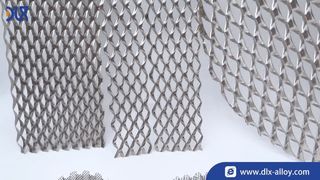 Lưới mở rộng hình lục giác Niken tinh khiết có độ tinh khiết cao 99,9%, Niken mở rộng chịu axit và nhiệt độ cao