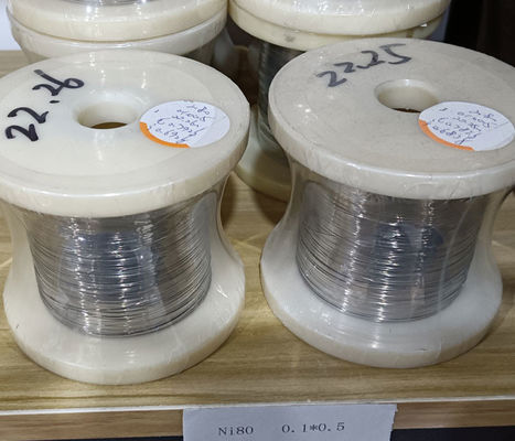 Giá tốt Dây dẹt điện trở Ni70Cr30 NIKROTHAL 70 Nhà máy trực tuyến